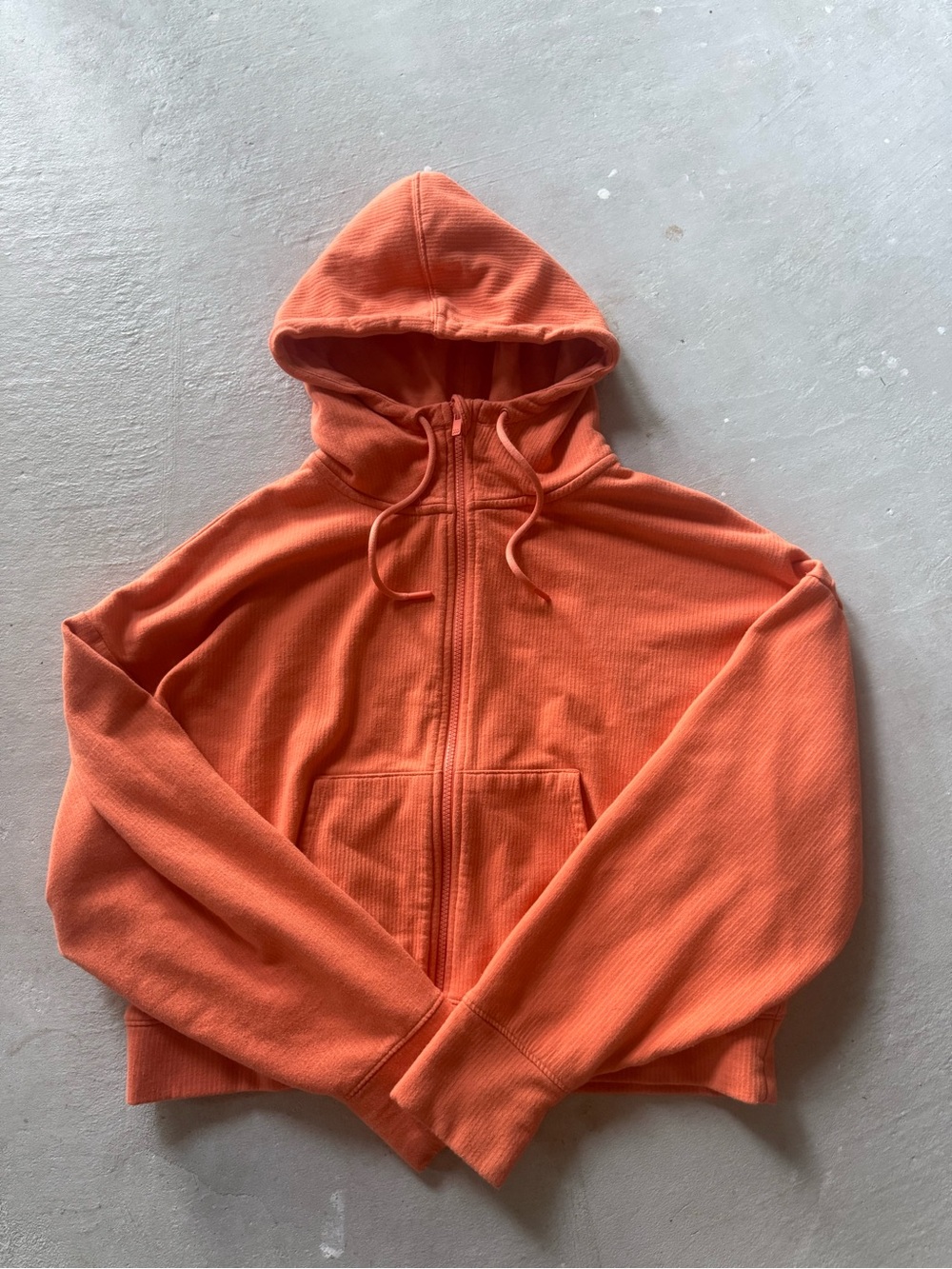 all in motion Orange Zip-Up Hooded Jacket for Women